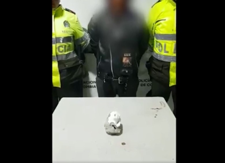 FOTO Captura del video compartido en redes por la Policía Metropolitana de Bogotá