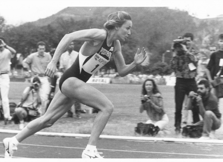 La marca nacional y suramericana de 400 metros aún está en poder de Ximena: 49,64, desde 5 de agosto de 1992. FOTO ARCHIVO