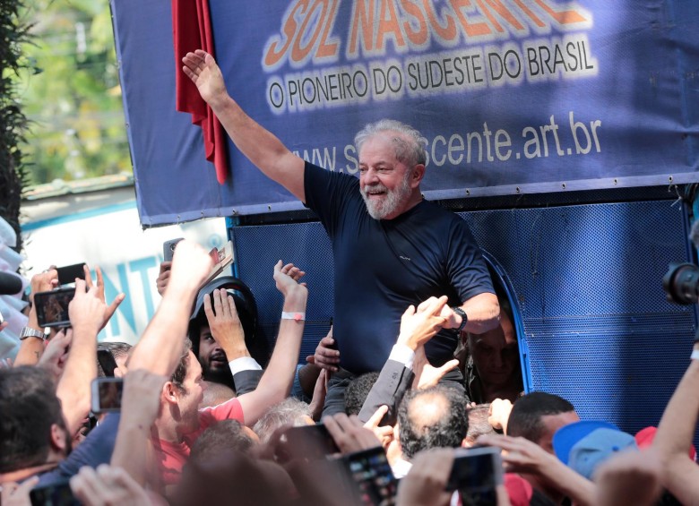 Lula da Silva, expresidente de Brasil y actual candidato presidencial. FOTO: REUTERS