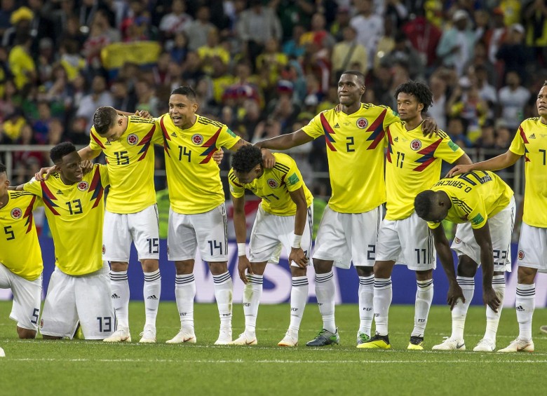 Pese a la dolorosa derrota, la afición colombiana se volcó en apoyo al equipo de José Pekerman.