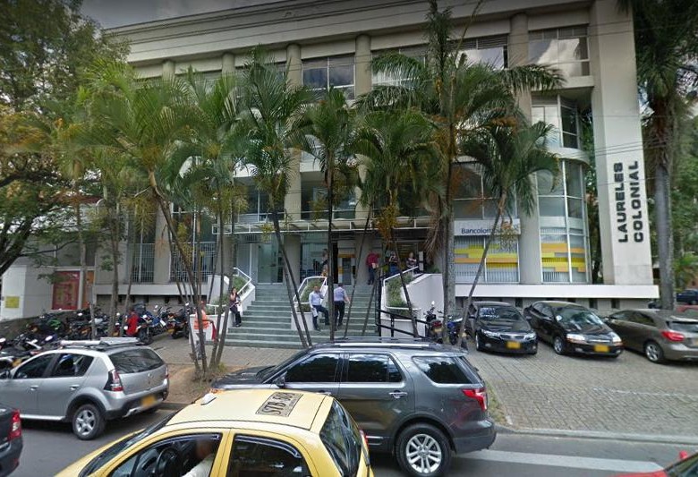 Bancolombia, sede avenida Nutibara, en Medellín. FOTO GOOGLE STREET VIEW