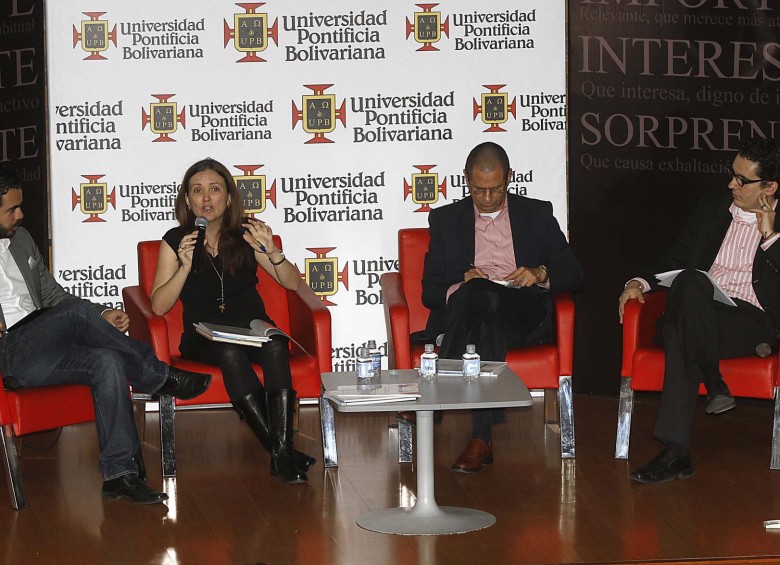 Otro tema recurrente en el foro fue el mal uso que se le está dando al territorio en Antioquia y las consecuencias que puede tener en la calidad de vida de los antioqueños . FOTO Donaldo zuluaga 