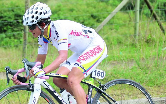 Ana Cristina Sanabria es, en la actualidad, la mejor ciclista del país, en la Vuelta espera ratificarlo. FOTO CORTESÍA FEDECICLISMO