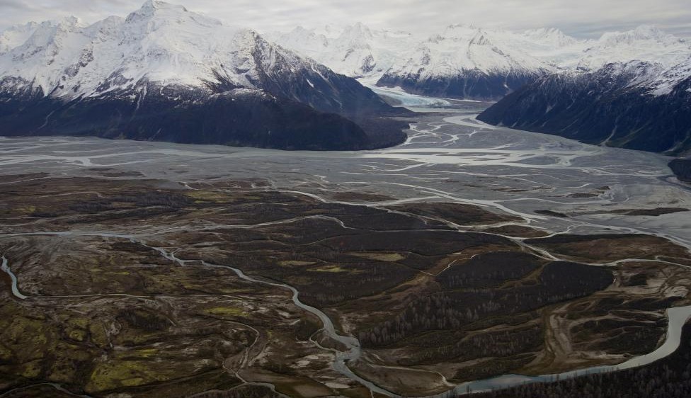 El Parque Tatshenshini-Alsek se ve durante un vuelo sobre el noroeste de la Columbia Británica. FOTO Reuters
