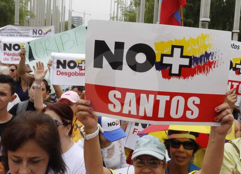 Para los voceros del No el presidente Santos desaprovechó el Nobel. FOTO Donaldo Zuluaga