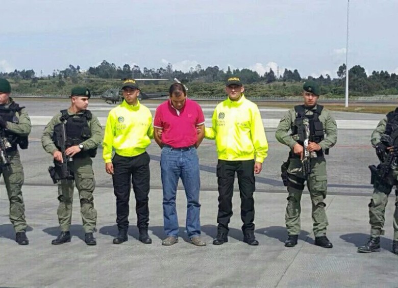 La Dijín capturó al “Zar de la chatarra” en La Pintada, Antioquia, en diciembre de 2015. 