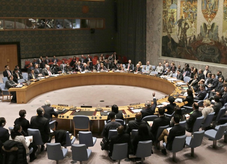 Según la Carta de las Naciones Unidas, “la responsabilidad primordial en el mantenimiento de la paz y la seguridad internacionales corresponde al Consejo de Seguridad, que podrá reunirse cada vez que la paz se vea amenazada”. FOTO efe