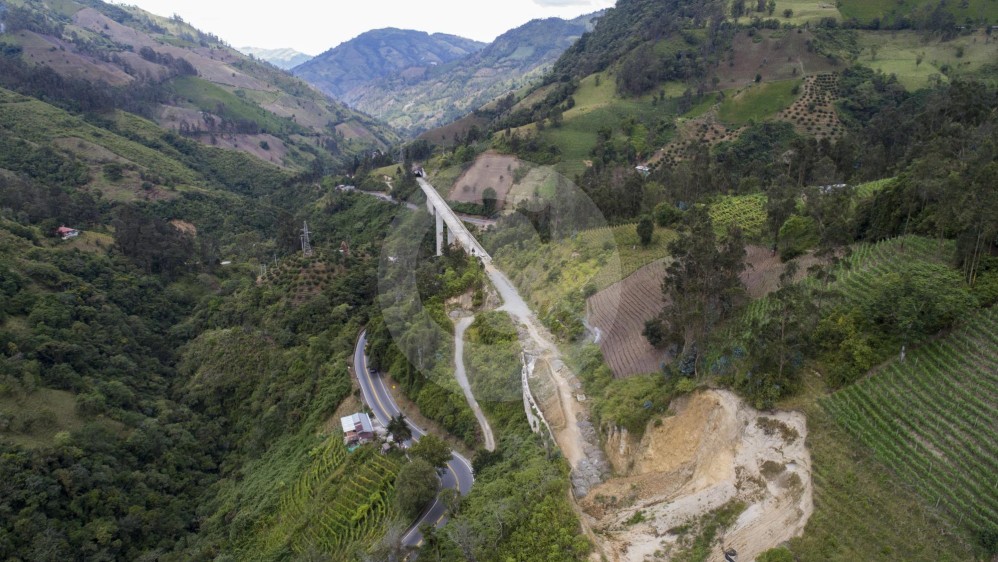 El túnel está ubicado entre los municipios de Calarcá (Quindío) y Cajamarca (Tolima). Atraviesa la Cordillera Central. FOTO: ESTEBAN VANEGAS