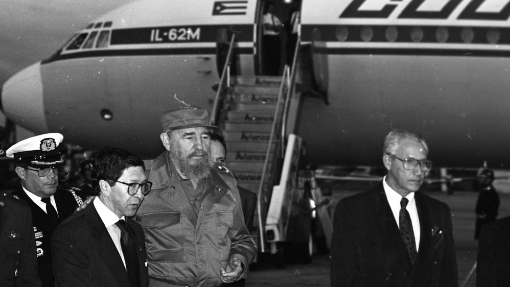 Si bien sus visitas a Colombia fueron esporádicas, Fidel Castro mantuvo una particular cercanía con algunos colombianos durante su vida. FOTO ARCHIVO.