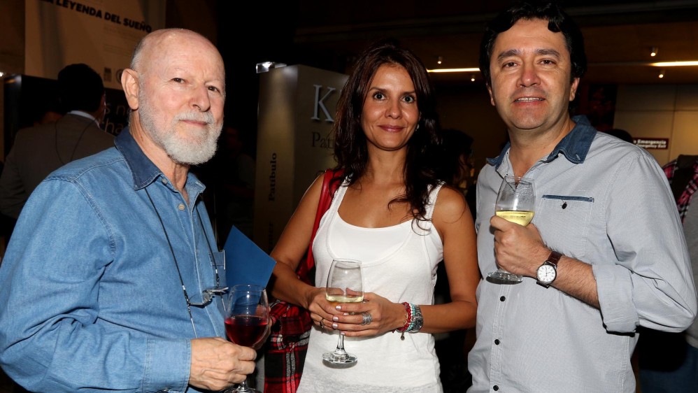 Luis Alberto Arango, Ana Cristina Vélez y Fernando Mora.