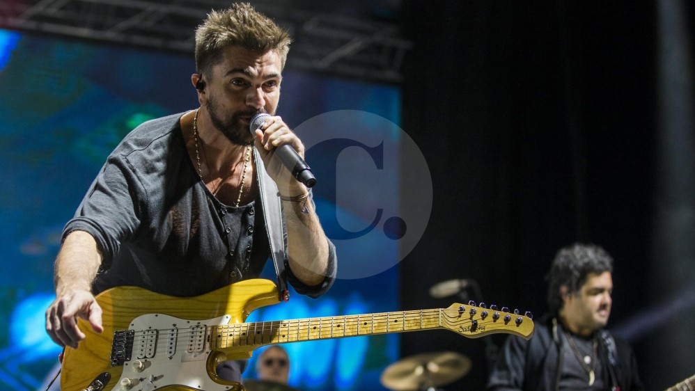 Juanes estuvo feliz, de principio a fin. FOTO Julio César Herrera