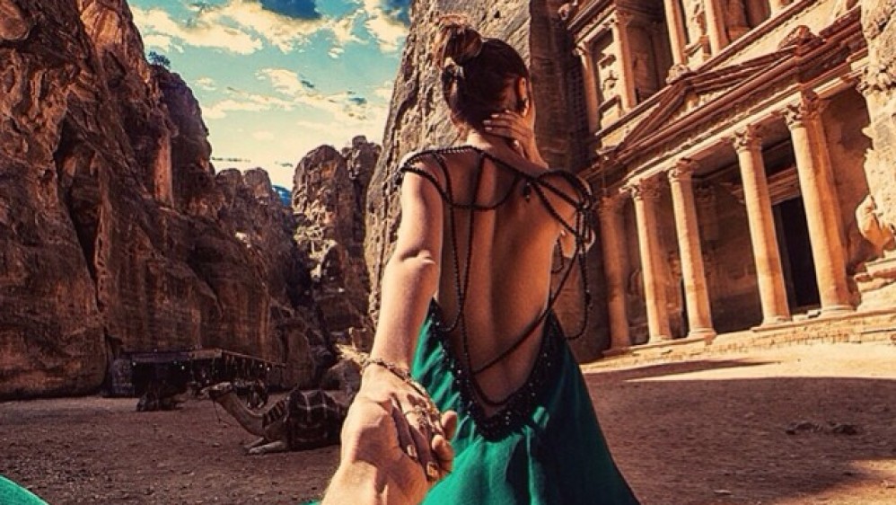 Petra, Jordan. Foto: Murad Osmann. En Instagram: @muradosmann