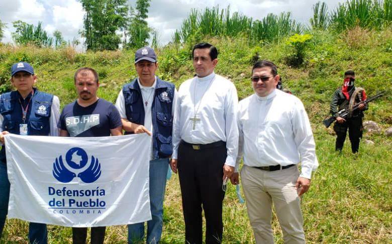 Ángel Modesto Saosa Dueñas estuvo 17 días secuestrado. FOTO: CORTESÍA DEFENSORÍA