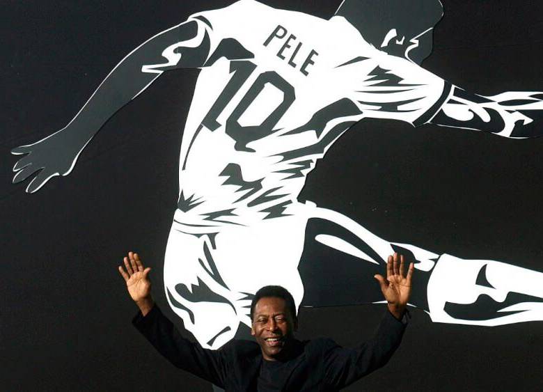 Pelé dio un salto a la inspiración del séptimo arte en 1981. Foto AFP
