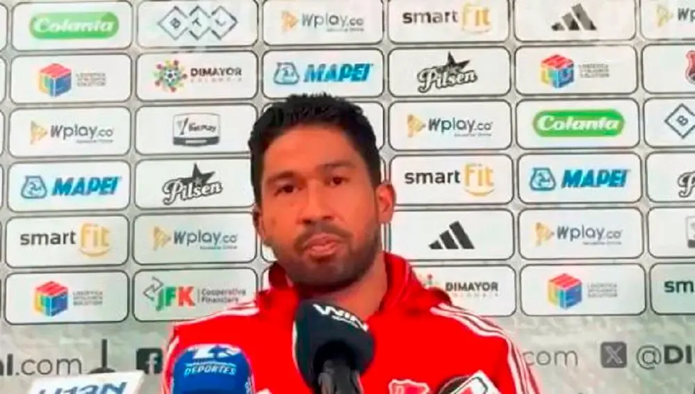 Christian Marrugo durante su presentación como mánager de relacionamiento deportivo del DIM. FOTO DIM