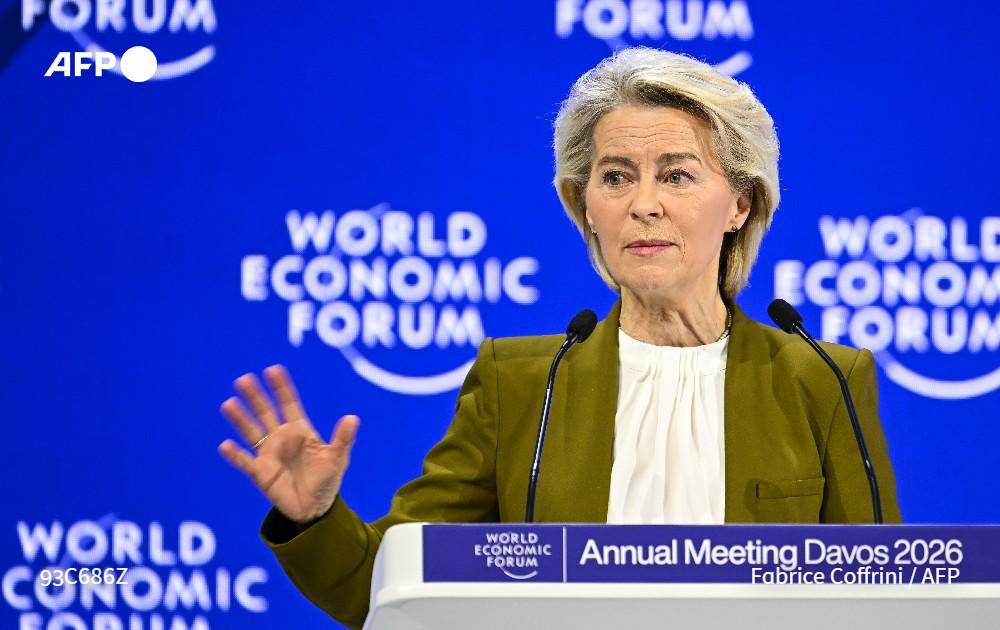 Ursula Gertrud von der Leyen, presidenta de la Comisión Europea. FOTO: AFP.