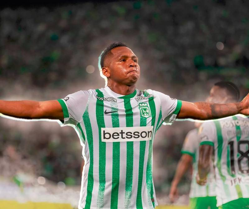 Alfredo Morelos suma dos goles tras las dos primeras fechas de la Liga Betplay-2, un gol por partido. FOTO CAMILO SUÁREZ