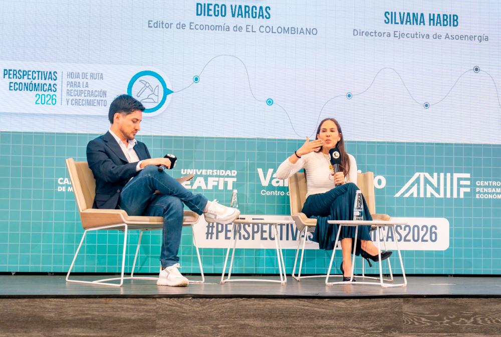 Conversación acerca de Minería responsable como motor de desarrollo, entre Diego Vargas, editor de Economía de EL COLOMBIANO, y Silvana Habib, directora Ejecutiva de Asoenergía.
