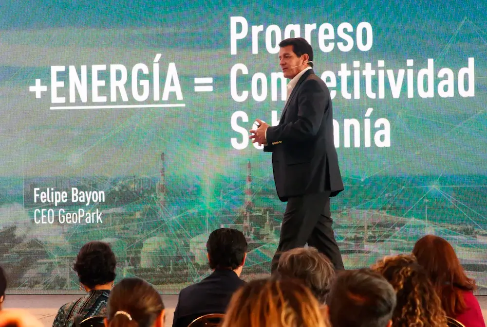 Keynote por Felipe Bayón Pardo, expresidente de Ecopetrol y CEO de Geopark. 
