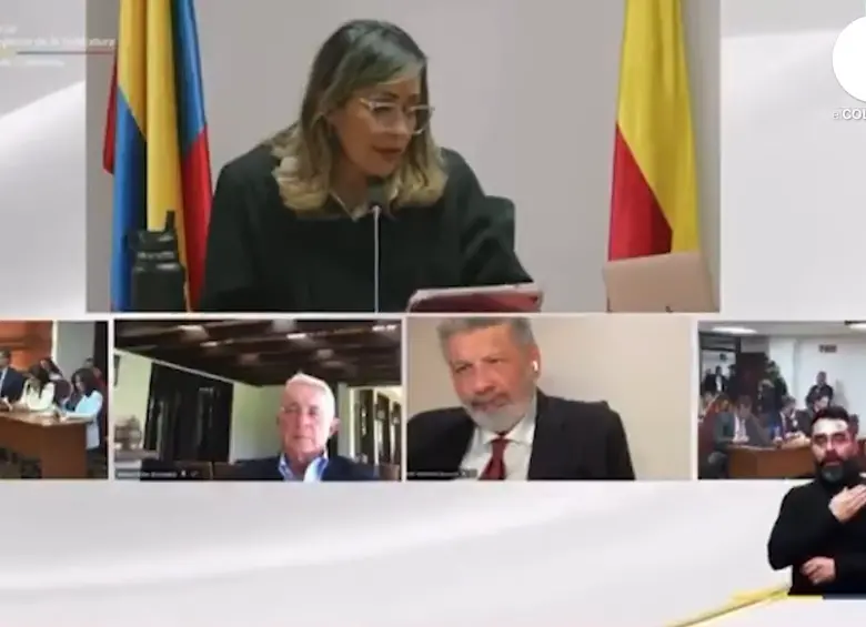El caso de Álvaro Uribe acaparó la atención del país por más de siete años, ya que era la primera vez que un expresidente enfrentaba un juicio. FOTO: captura de pantalla