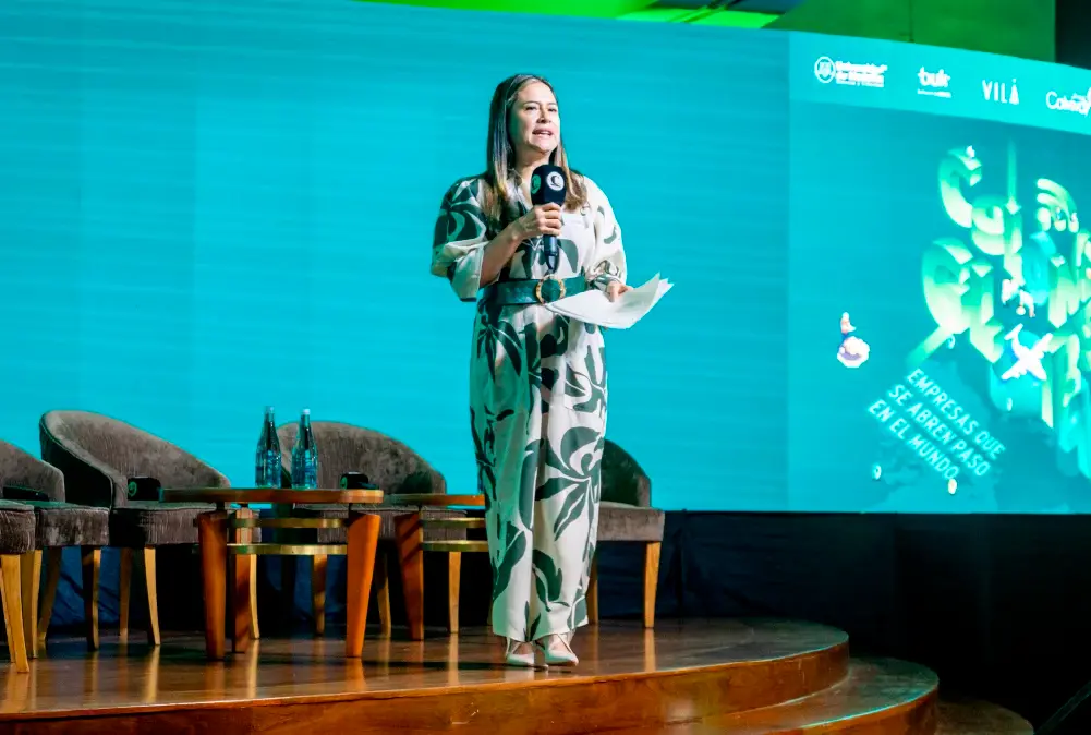 Apertura al evento Colombia Global por Beatriz López, gerente General de EL COLOMBIANO.