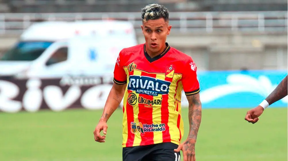 Juan David Ríos, volante del Pereira. FOTO DIMAYOR