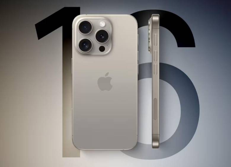 Esta es una imagen conceptual del iPhone 16, que se presentaría el próximo 9 de septiembre. FOTO fayerwayer