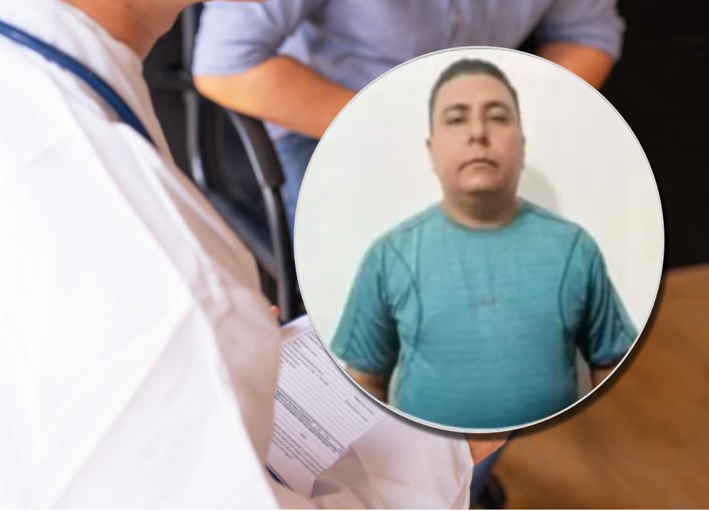 El hombre, identificado como Andrés Mauricio Toro Meneses, completó más de una década suplantando a un profesional de la salud en varios municipios de Antioquia. Fotos: cortesía.