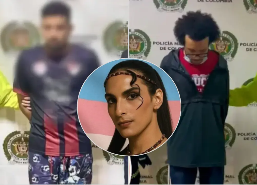 Ambos capturados por el crimen de Sara Millerey serían presuntos integrantes de la banda criminal El Mesa. Fotos: cortesía.