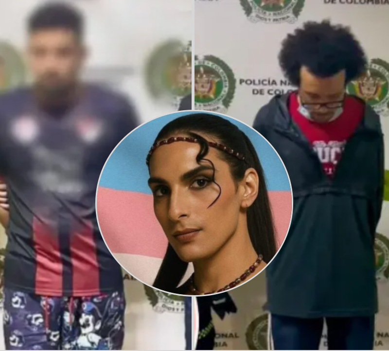 Ambos capturados por el crimen de Sara Millerey serían presuntos integrantes de la banda criminal El Mesa. Fotos: cortesía.