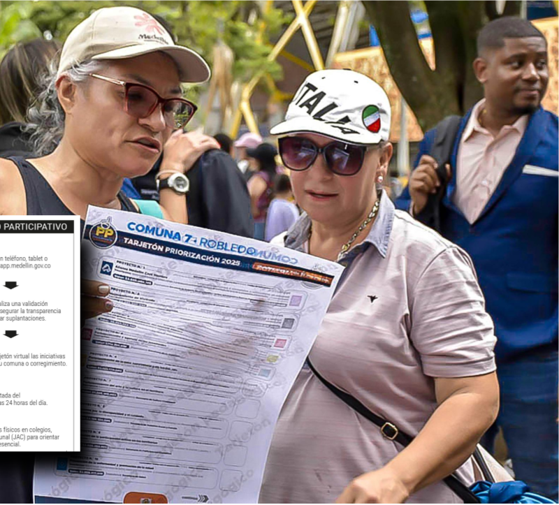  El domingo 20 de septiembre habrá puntos de votación presencial en colegios, canchas, juntas de acción comunal y demás. Foto: cortesía y EL COLOMBIANO.