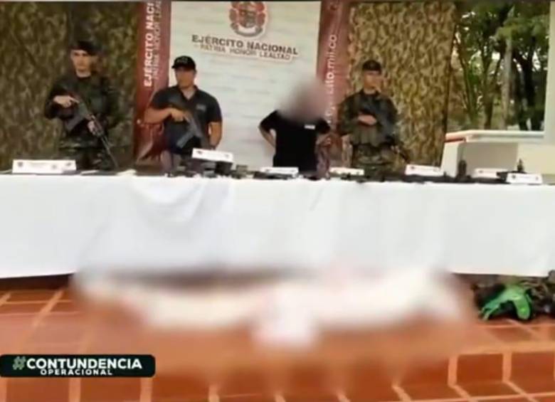 La muerte de ‘Momo’ se dio en medio de un combate entre el Ejército y el Clan del Golfo, en la vereda El Tigre, del municipio de El Bagre, Bajo Cauca antioqueño. Foto: Cortesía.