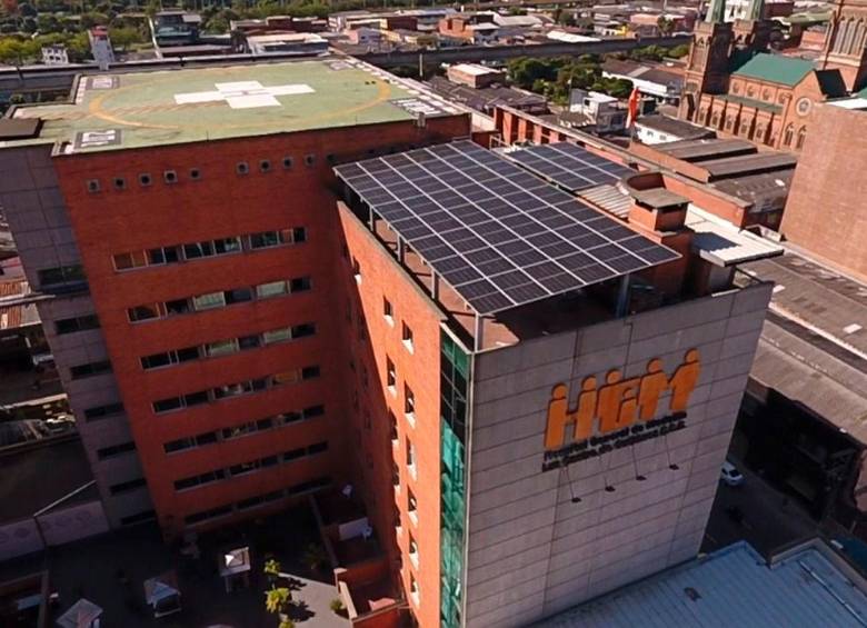 En el HGM se han instalado 464 paneles solares. FOTO Cortesía