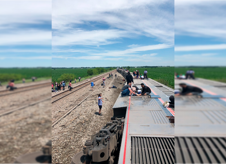 El tren, de la compañía de transporte Amtrak , viajaba de Los Ángeles a Chicago con 243 pasajeros a bordo. FOTO Cortesía 