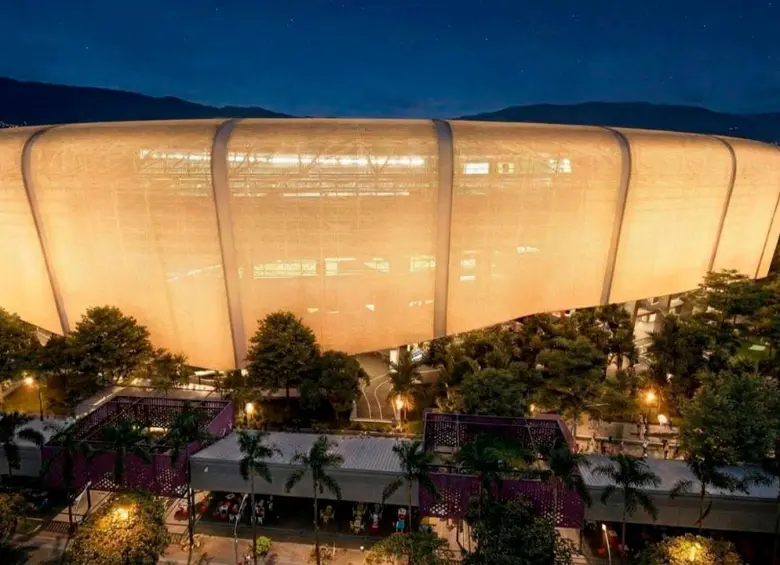 Así se prevé que quede la fachada del nuevo estadio Atanasio Girardot, de acuerdo con los planes de la Alcaldía. FOTO: ALCALDÍA DE MEDELLÍN