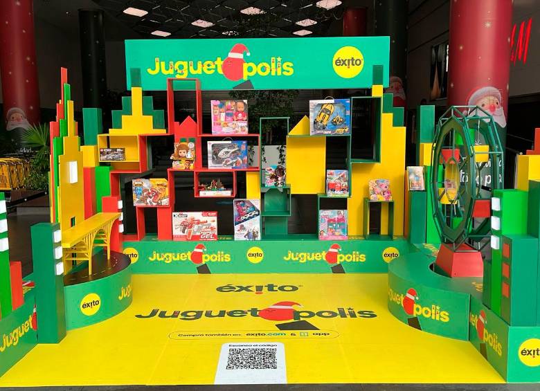 Juguetópolis no solo concentra la juguetería de Almacenes Éxito, sino que desea generar una conexión cercana con los niños y sus padres. Foto: Cortesía
