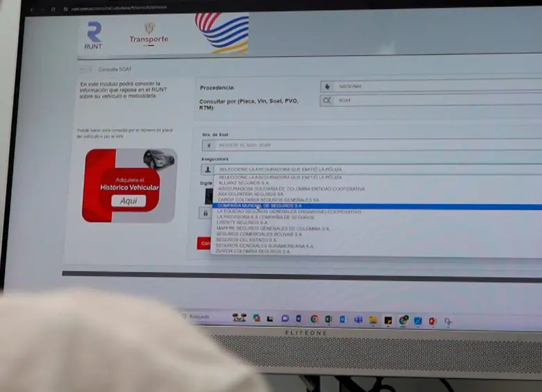 La recomendación es verificar la información directamente a través de la página oficial del Simit. FOTO: Cortesía Alcaldía de Medellín