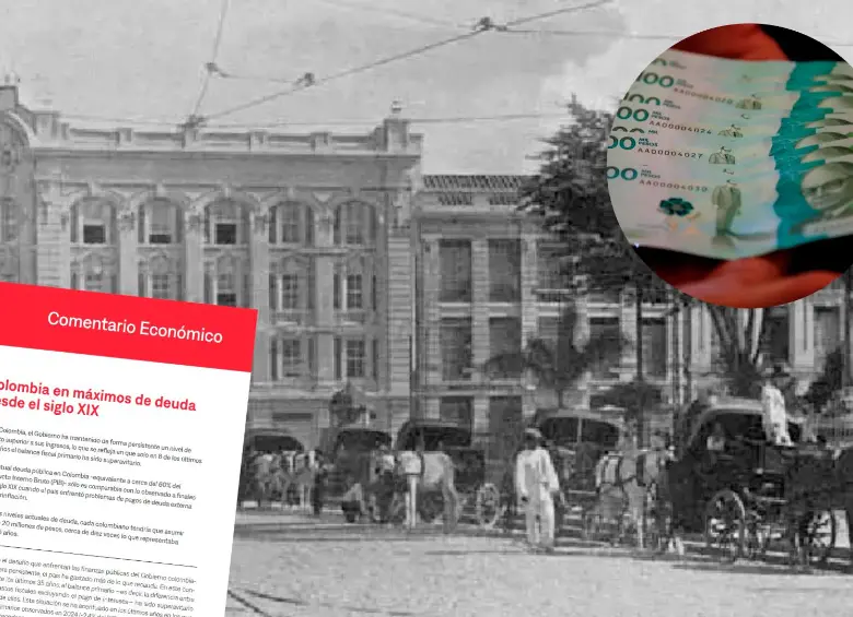 El análisis de Anif revela que la deuda actual de Colombia es comparable a la de la Guerra de los Mil Días, exigiendo medidas urgentes de ahorro y recaudo. FOTO ÁLBUM DE LA SOCIEDAD DE MEJORAS PÚBLICAS 
