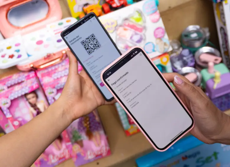 Verificación de código QR de Nequi.