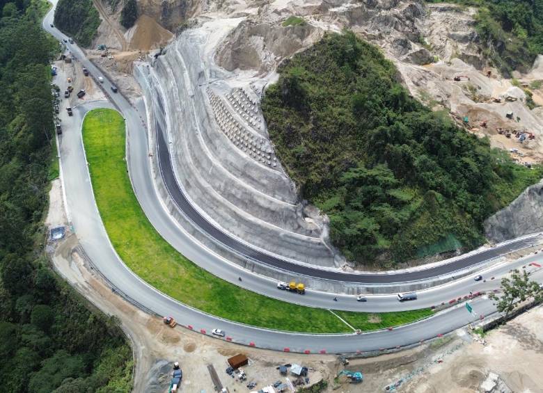 Imagen de las vías 4G del suroeste antioqueño. Foto: cortesía.