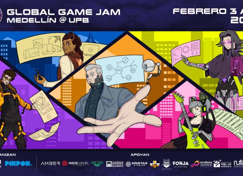 Alístese para el evento de creación de videojuegos más grande de Medellín, el Global Game Jam