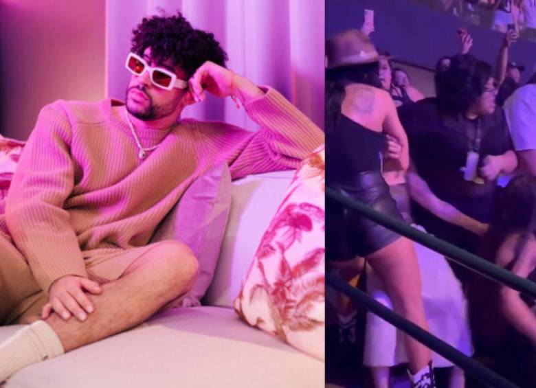 Mujeres se pelearon en concierto de Bad Bunny. Foto: Colprensa