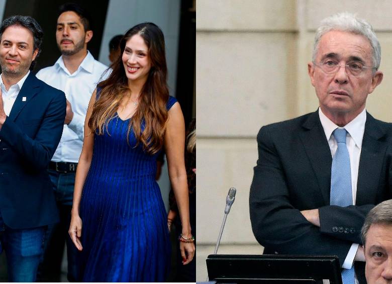 Diana Osorio respondió a los comentarios del expresidente Uribe sobre la suspensión de Daniel Quintero: le recordó los falsos positivos. FOTOS: MANUEL SALDARRIAGA Y COLPRENSA