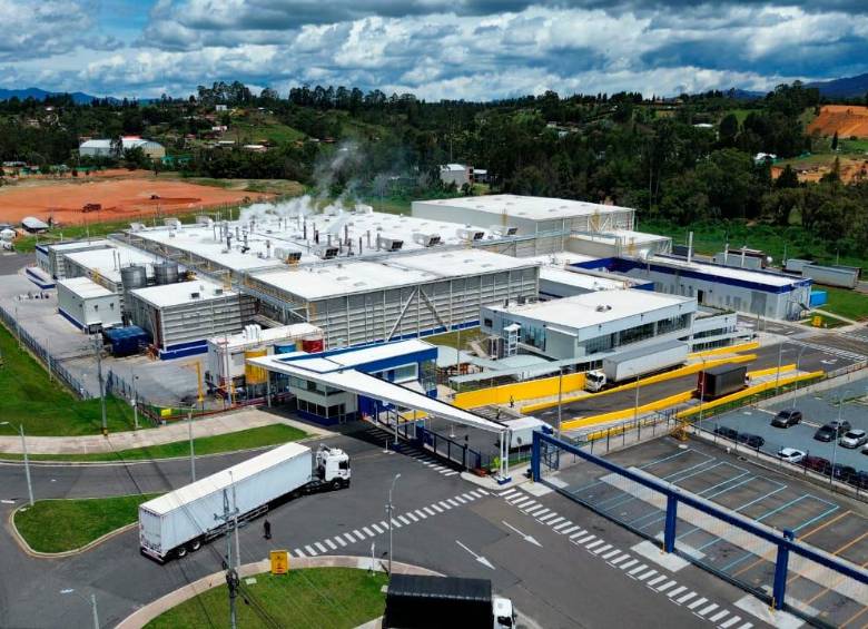 La fábrica de Pepsico en Guarne emplea a cerca de 560 personas. FOTO CAMILO SUÁREZ. 