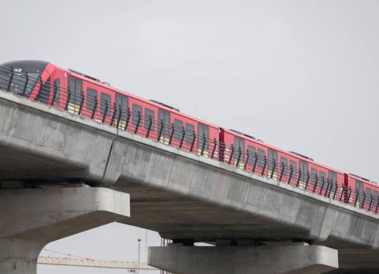 Así va la construcción de la primera línea del metro en la capital. Foto: Colprensa