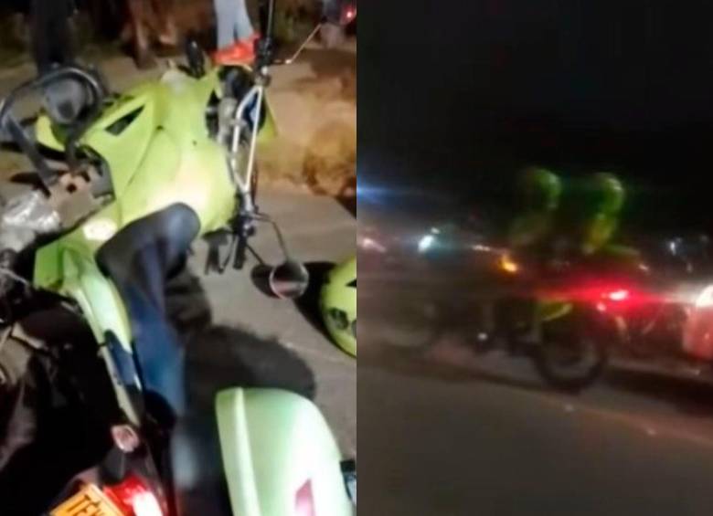 Los patrulleros heridos fueron trasladados hasta un centro asistencial. FOTOS CAPTURA DE PANTALLA 