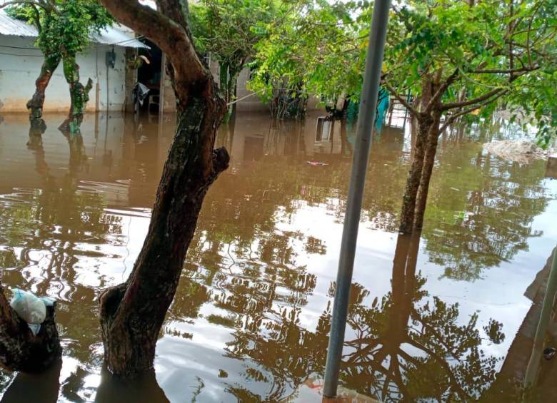 Hace menos de un mes El Bagre vivió otra fuerte inundación que incluso dejó una víctima mortal. FOTO TOMADA DE LA RED INFORMATIVA EL BAGRE
