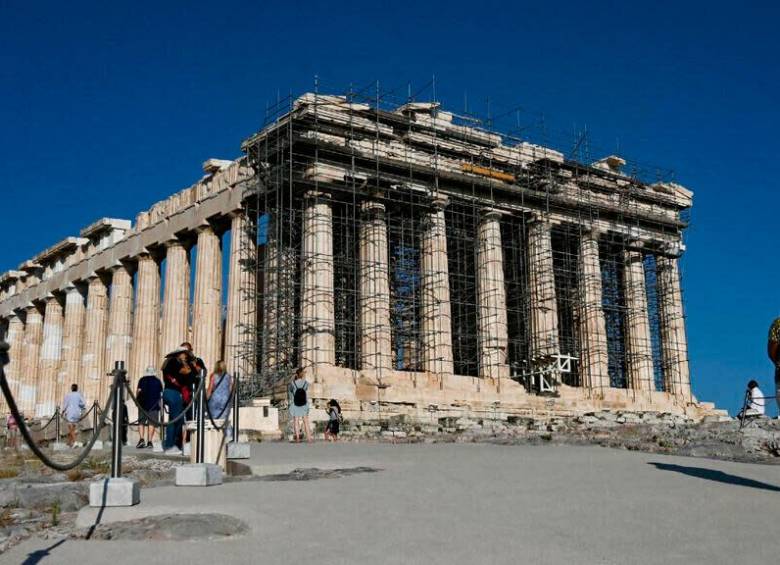 El Partenón es uno de los principales atractivos turísticos de Grecia y uno de sus tesoros culturales. Foto: Efe. 