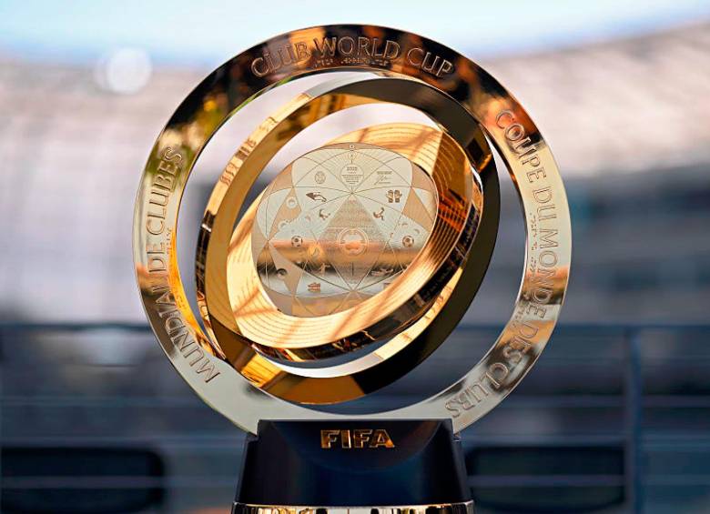 Este es el trofeo que se llevará el ganador del Mundial de Clubes. FOTO FIFA
