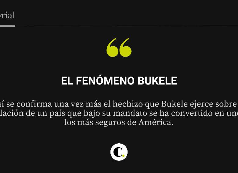 El fenómeno Bukele